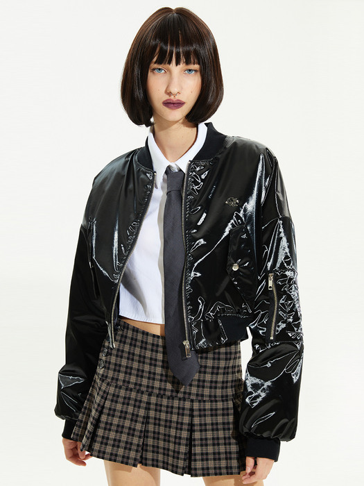 CROPPED MA-1 JACKET_BK