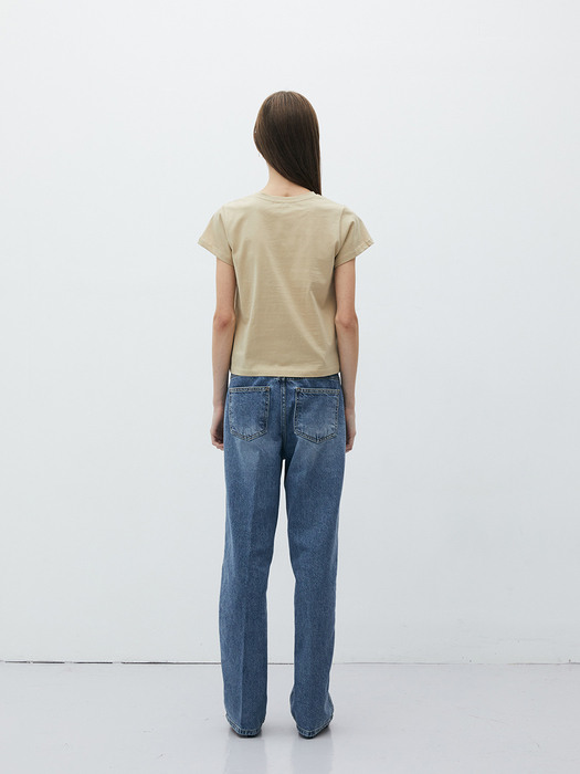 silket cotton t-shirt_beige