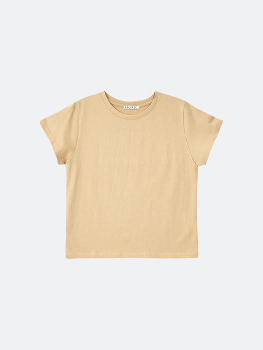 silket cotton t-shirt_beige