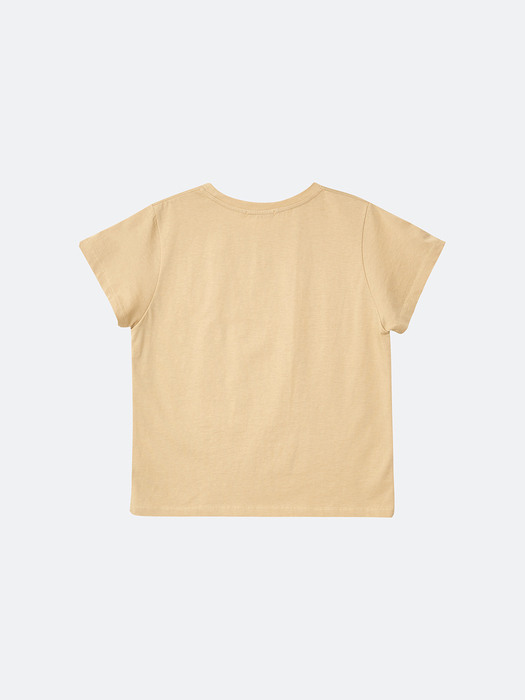 silket cotton t-shirt_beige