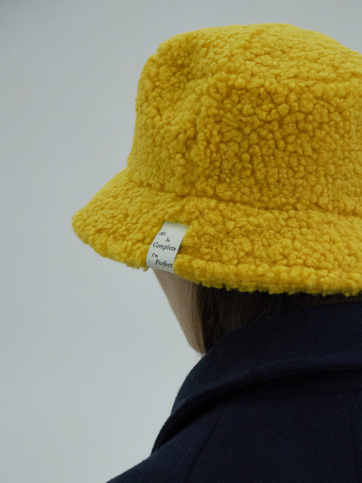 AICP Teddy Bucket Hat (Mustard)