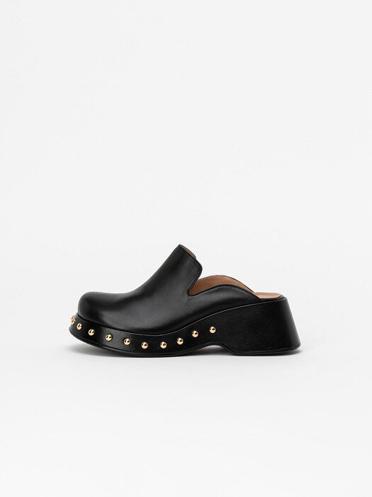 Cove Clog Mules in Black