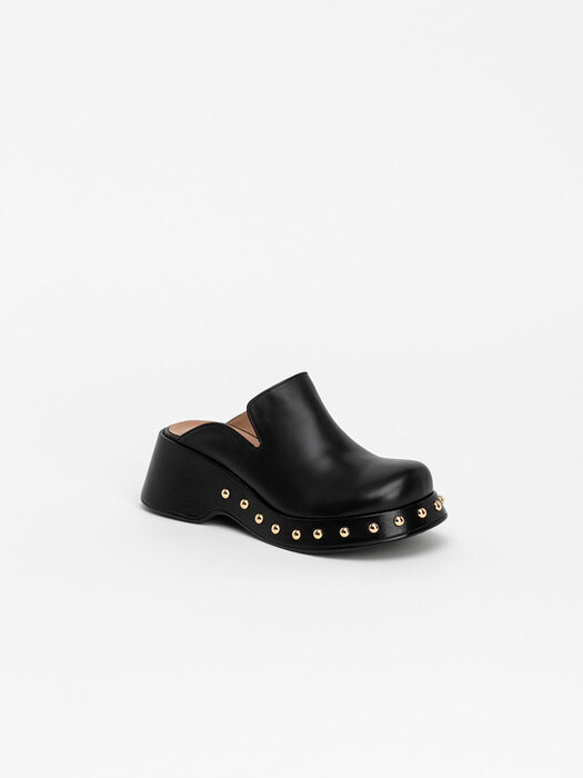 Cove Clog Mules in Black