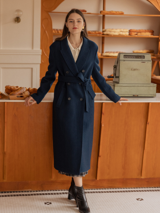 SERENA classic coat_navy