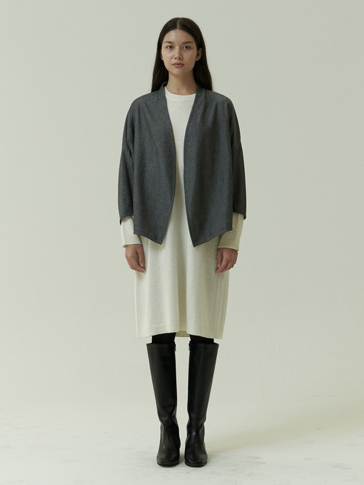cotton stingray jacket-grey