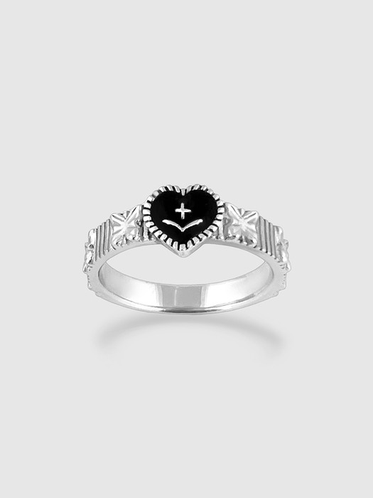 Heart butterfly miss ring