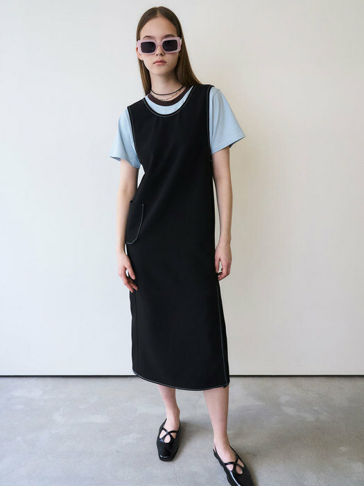22 Spring_ Navy Peaked Collar Outer
