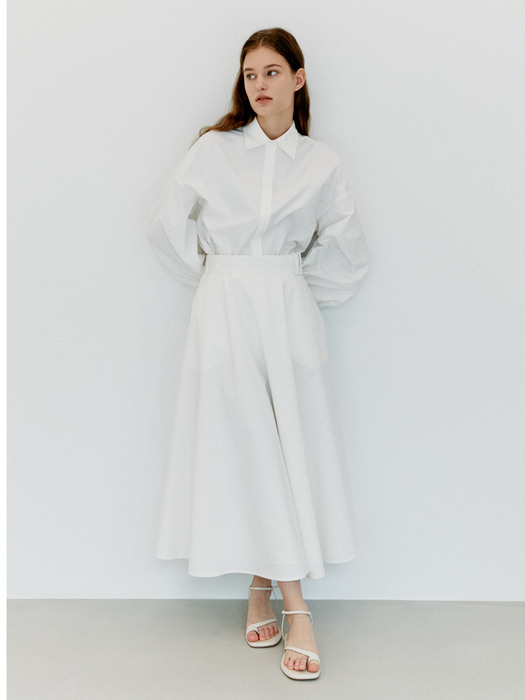 Helena Full Skirt - Off White