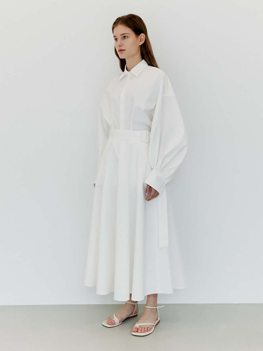 Helena Full Skirt - Off White