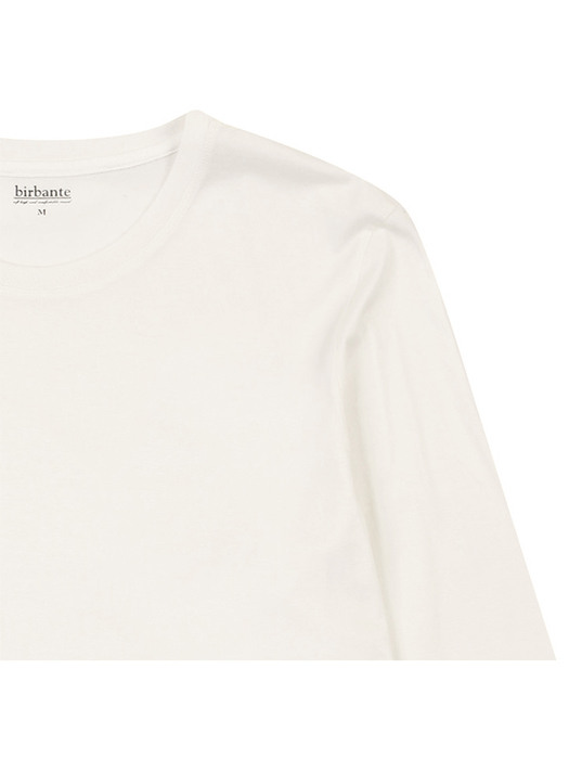 crew neck supima cotton t-shirt - ivory