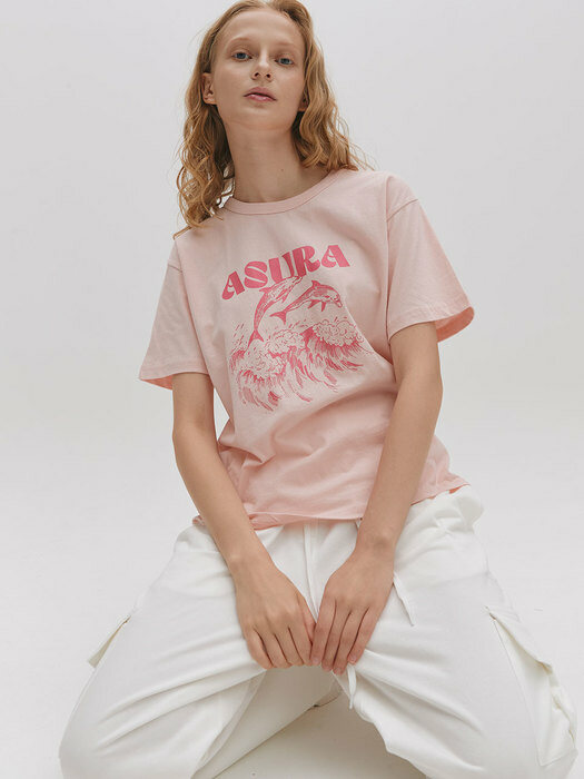 DOLPHIN T(LIGHT PINK)