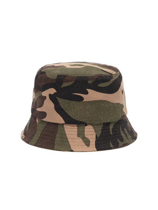 CAMOUFLAGE BUCKET HAT IN MIX