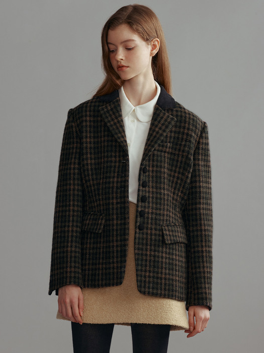 [N]SHOREDITCH Classic wool jacket (Multi check)
