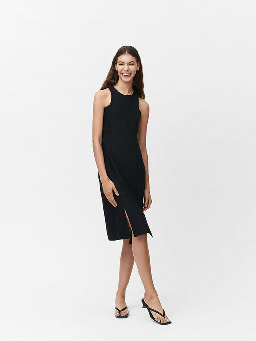 BLACK AVA SLEEVELESS DRESS