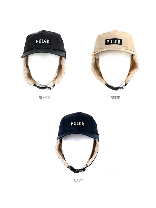 POLER FURRY FONT FLIGHT NYLON FLAP CAP