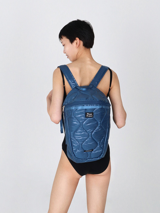 LIGHT QUILTING BACKPACK 15L, BLUE
