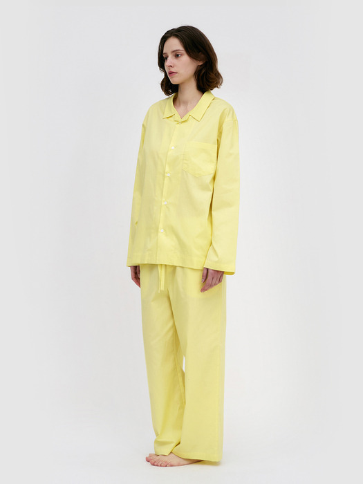 Stay Pajamas Long Pants - Lemon Yellow