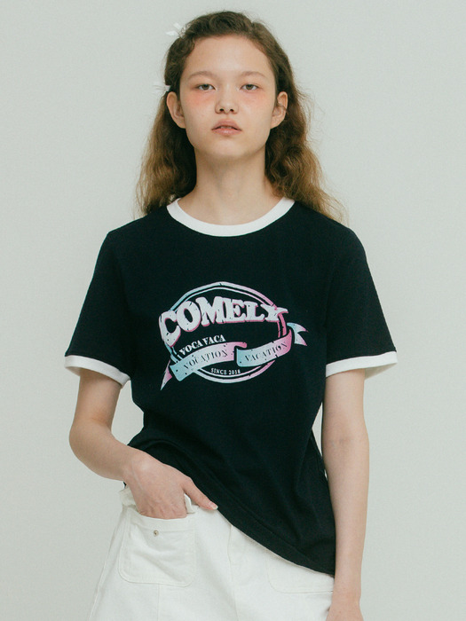 Comely Coloring Ringer T-shirts VC2334TS011M