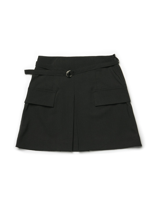 Pocket A-line Mini Skirt