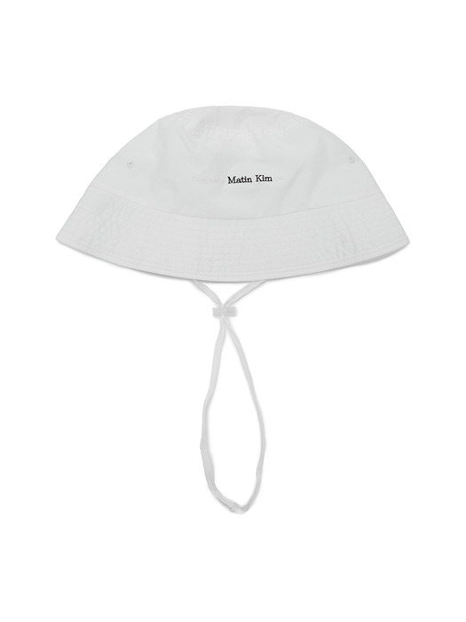 MATIN SAFARI BUCKET HAT IN WHITE