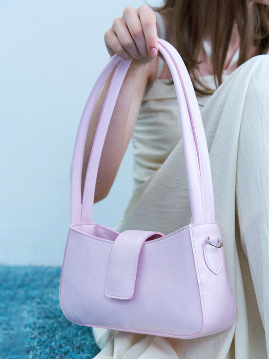 Welly round square shoulder bag - pink