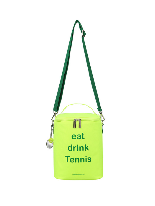 tennis tote bag (보온/보냉백) - neon yellow