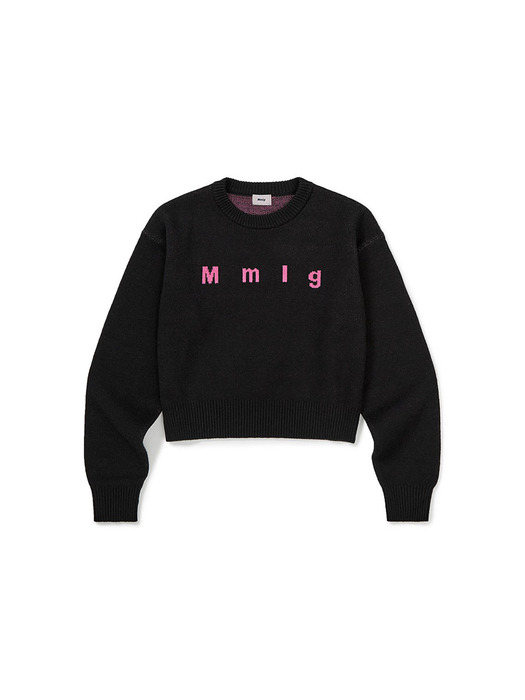 [Mmlg W] BETWEEN KNIT (EVERY BLACK)