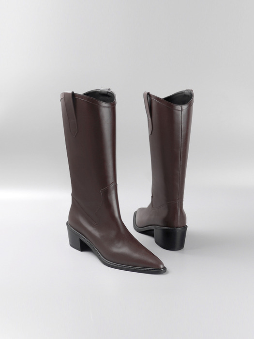 Western Long Boots LC283_5cm/ 2color