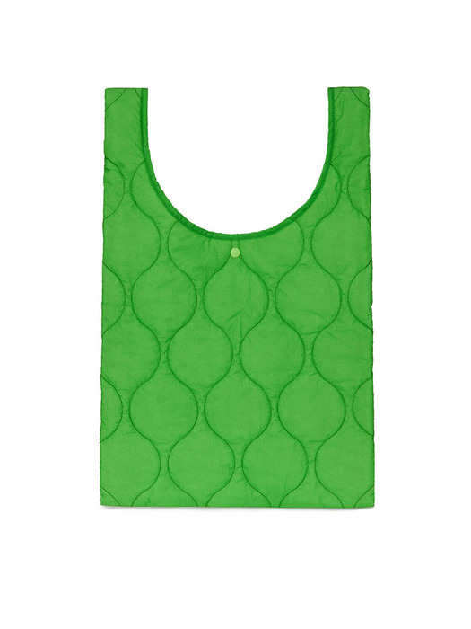 [Mmlg W] QUILTED MARKET BAG (GREEN)