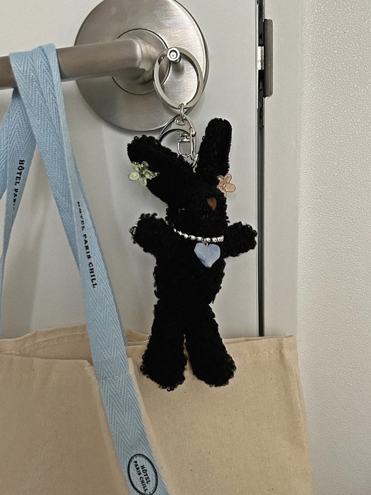 BLACK RABBIT KEYRING_ 블랙 래빗 키링 5color 열쇠고리 인형