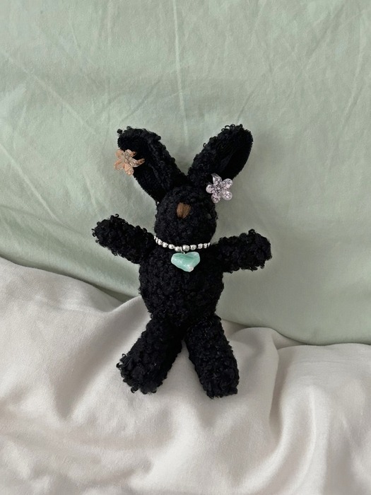 BLACK RABBIT KEYRING_ 블랙 래빗 키링 5color 열쇠고리 인형