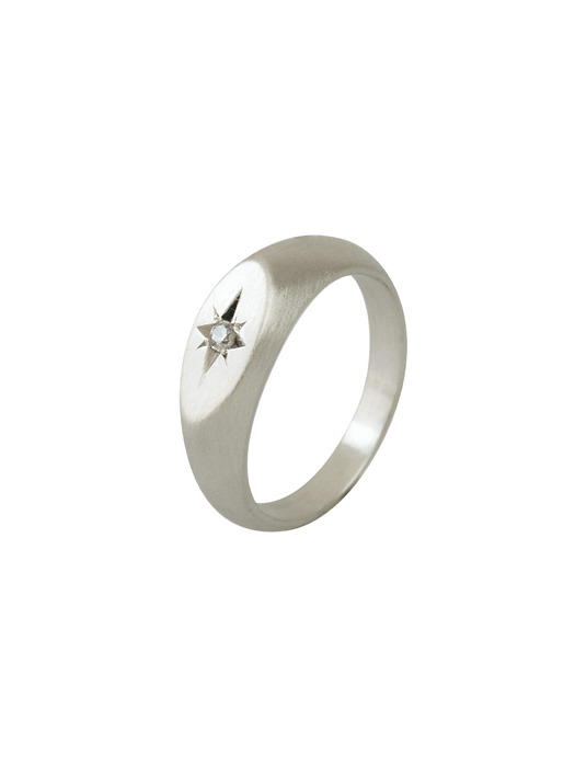SIGNATURE STAR CARVED ( white stone)