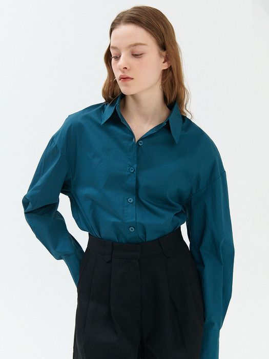 OVER SIZE SHIRT GREEN