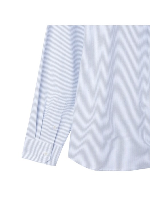 oversized oxford stripe shirt_CWSAM24207SBX