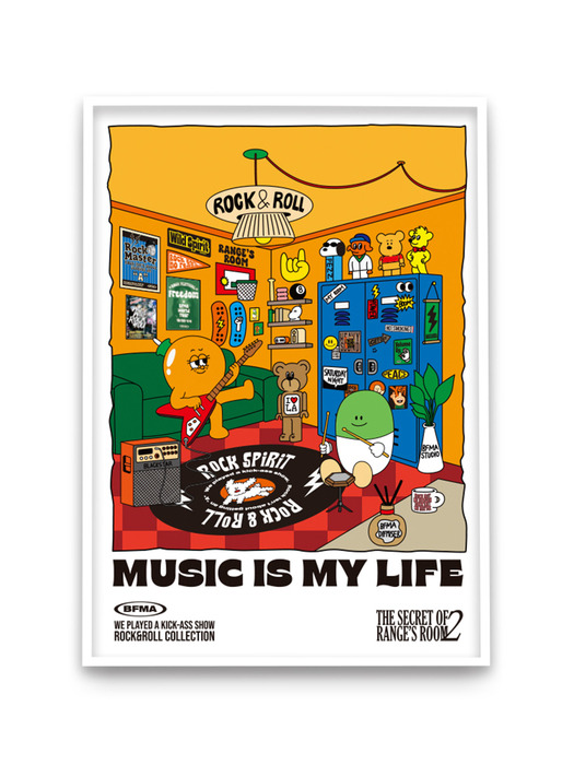 ALYac x BFMA Music Is My Life A3 A4 POSTER