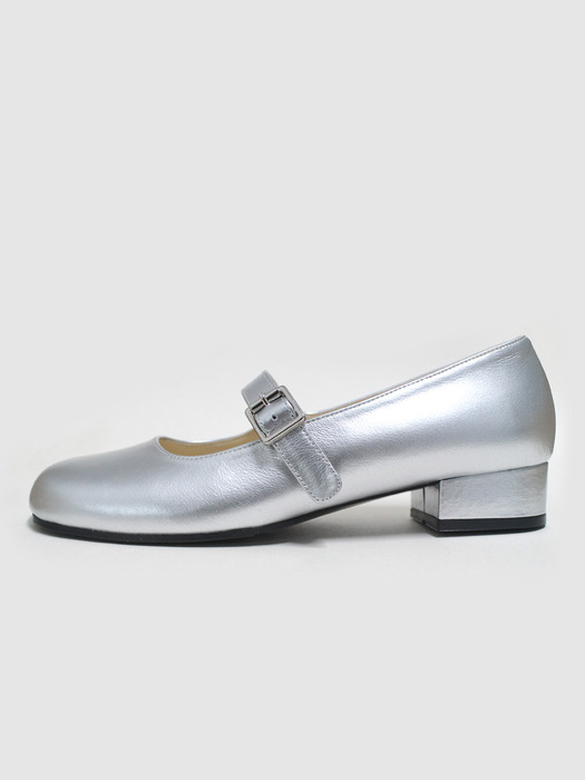 WD MARY JANE FLAT (SILVER) IG240202