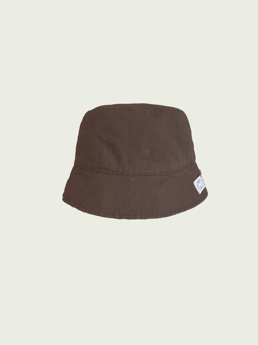 Navi Reversible Bucket Hat Chestnut * Check Brown