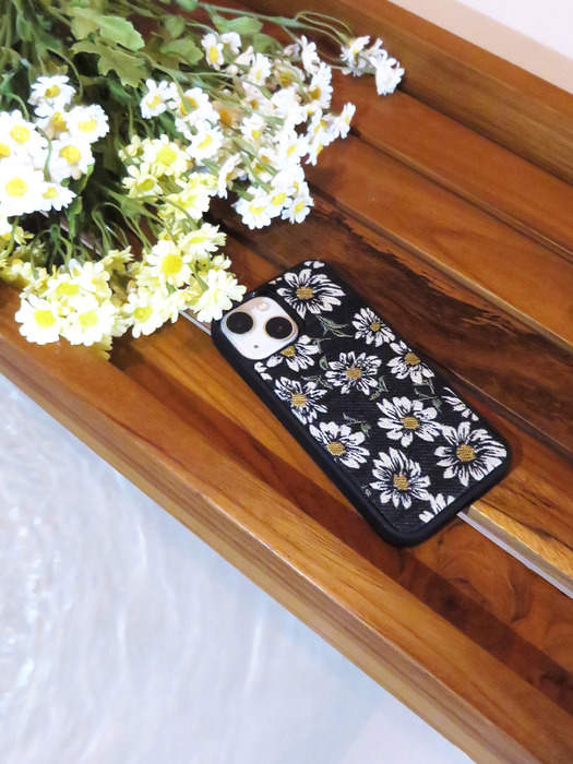 TEXTILE PHONE CASE [DAISY]