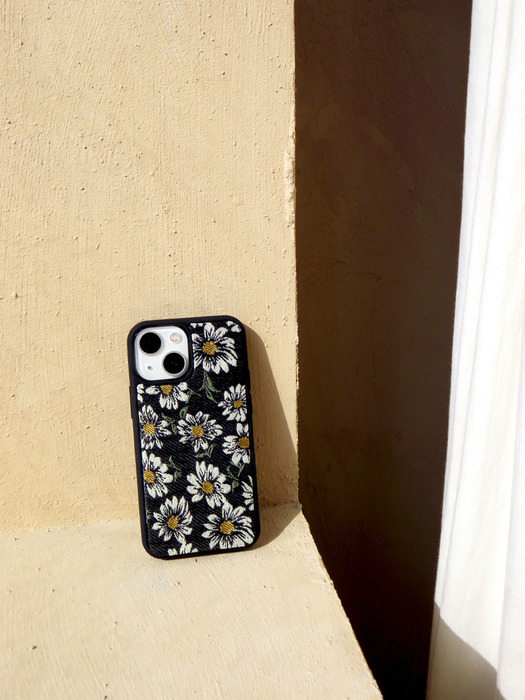 TEXTILE PHONE CASE [DAISY]