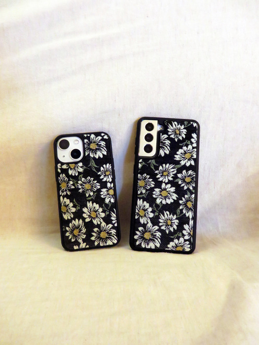 TEXTILE PHONE CASE [DAISY]