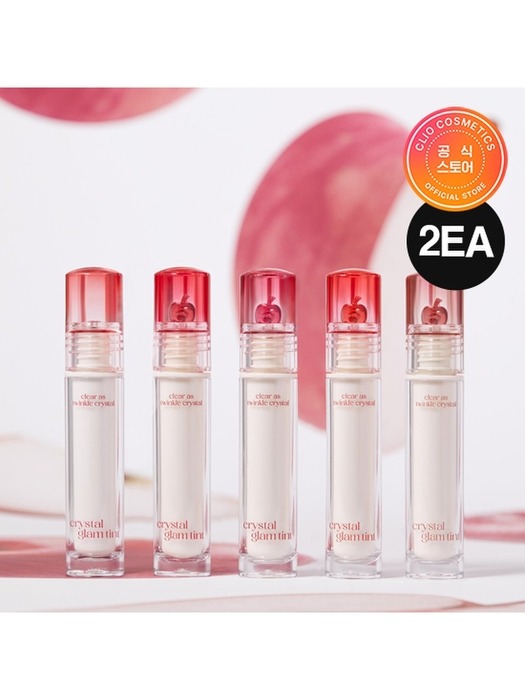 [1+1][NEW/애플시리즈 오픈] 크리스탈 글램 틴트+(증정)마이크로페셔널 립&아이리무버31ml