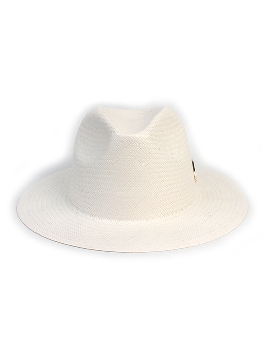 Summer Simple Basic White Fedora 여름페도라