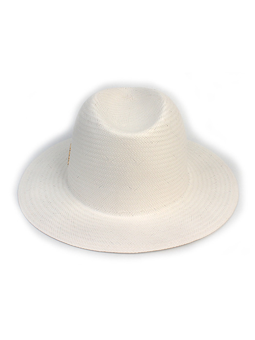 Summer Simple Basic White Fedora 여름페도라