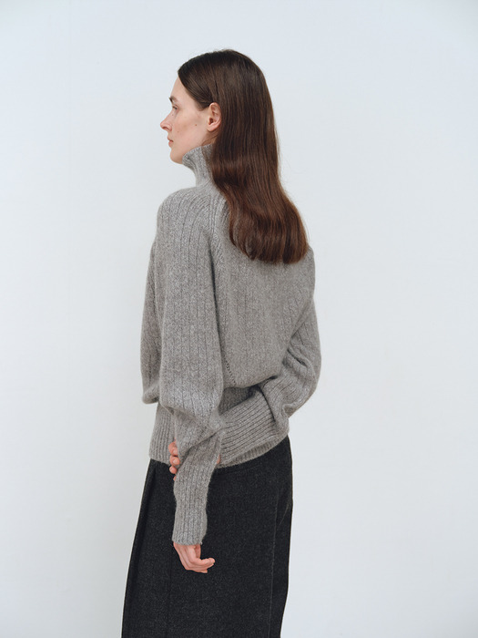 TFW KID MOHAIR TURTLENECK KNIT TOP_3COLORS