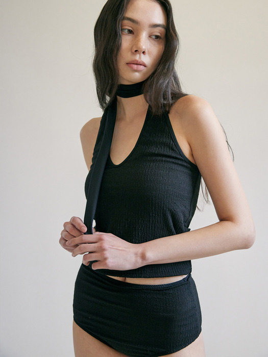 Colin scarf bikini_black