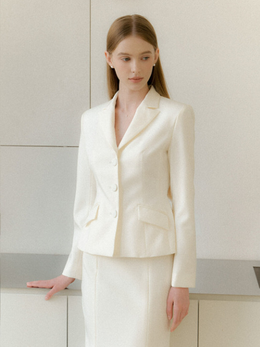 Signature Tailored Jacket / Ivory(3color)