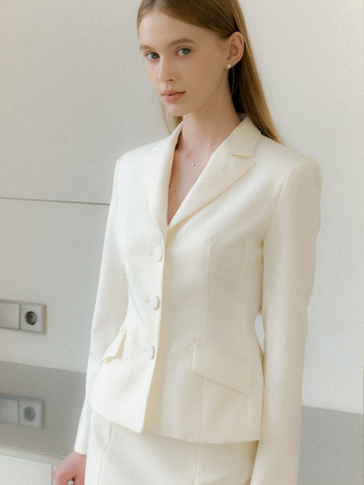 Signature Tailored Jacket / Ivory(3color)