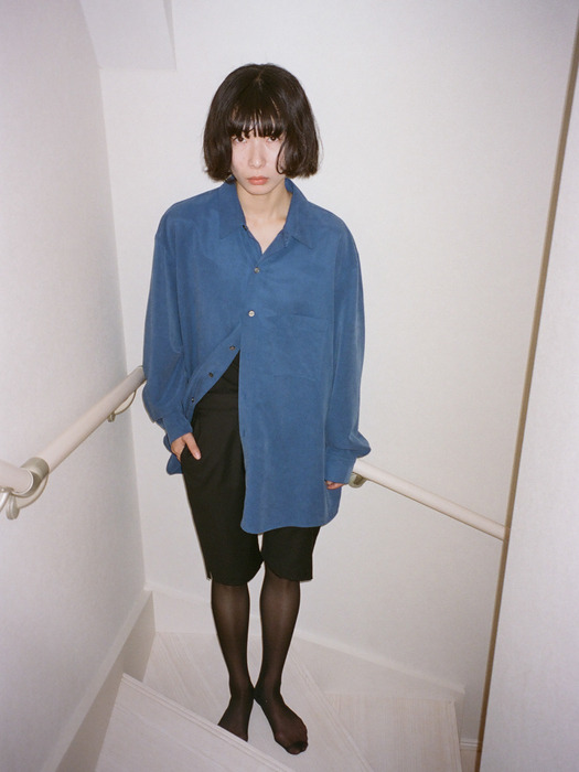 halo shirt (faded blue)