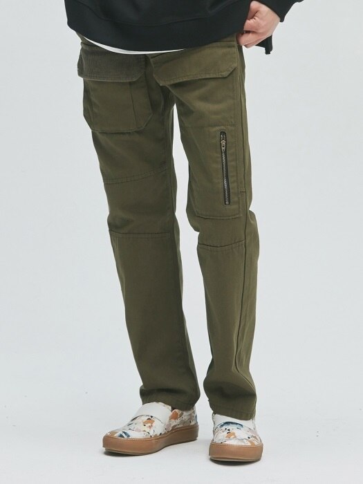Double Pocket Fatigue Pants (khaki)