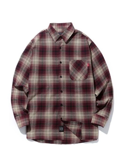 18FW CHECK SHIRT (RED)